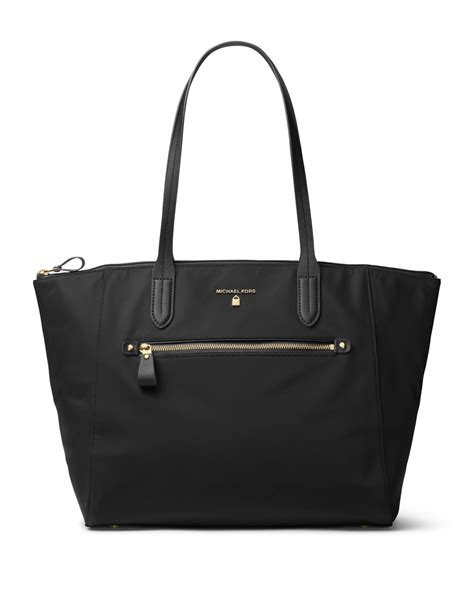 michael kors tote bag with wide straps|Michael Kors nylon tote bag.